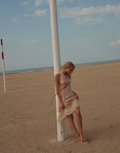 Love Dot Midi Dress - Cream | For Love and Lemons