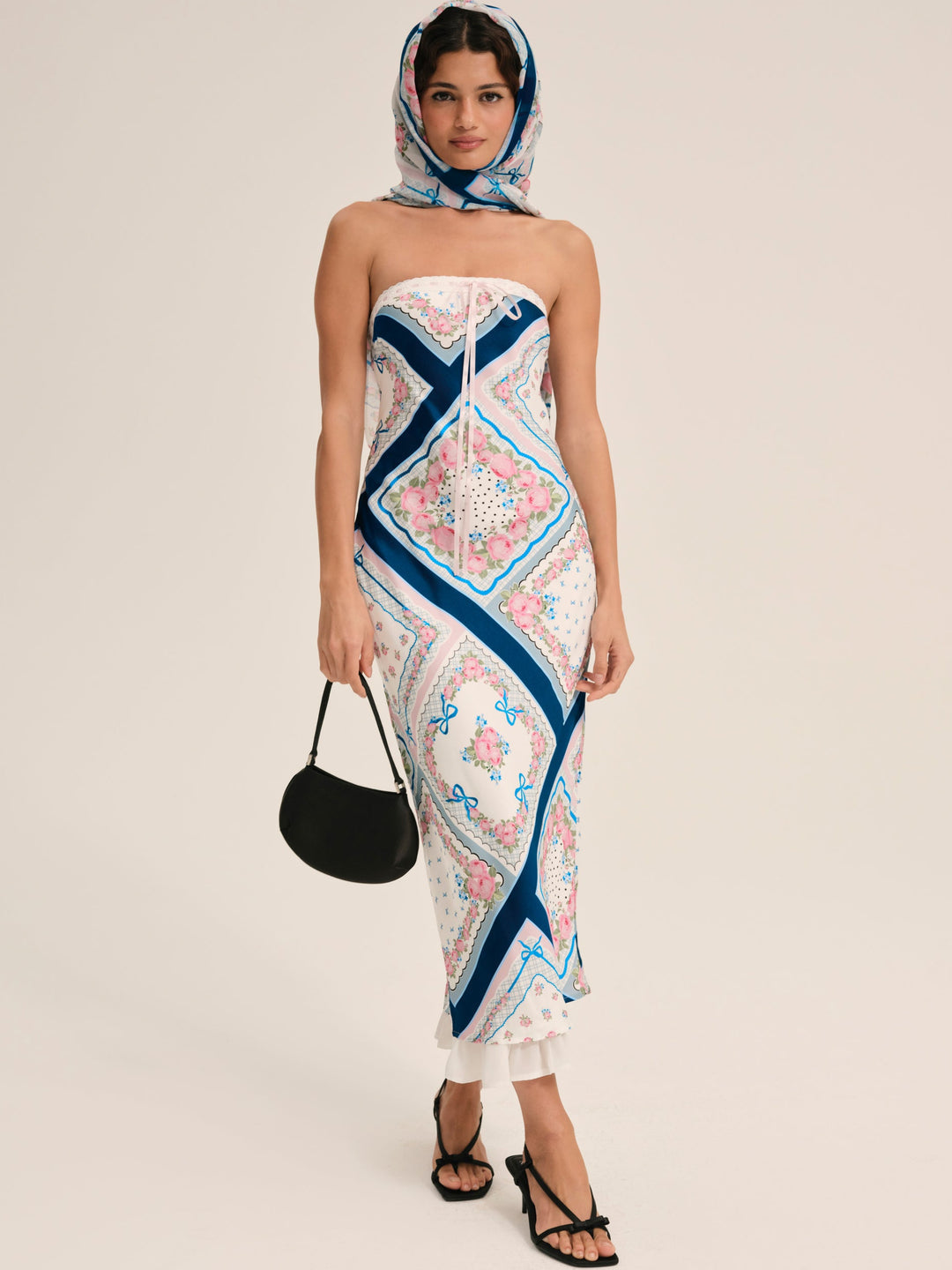 Daisy Mae Midi Dress - Blue | For Love and Lemons