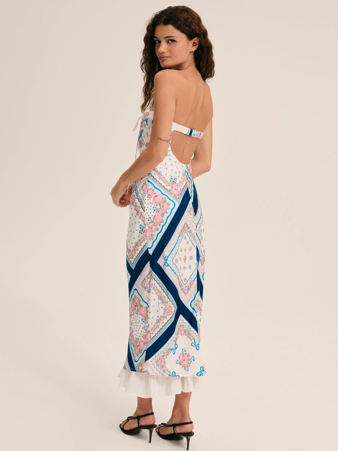Daisy Mae Midi Dress - Blue | For Love and Lemons