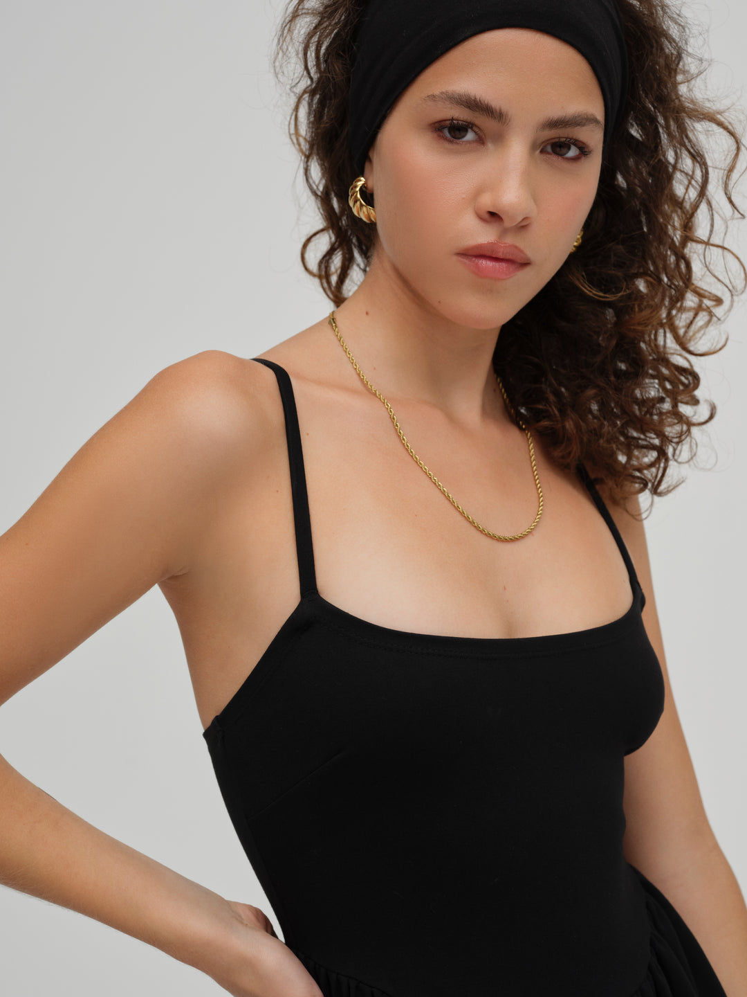 Wilhelmina Midi Dress - Black | For Love and Lemons
