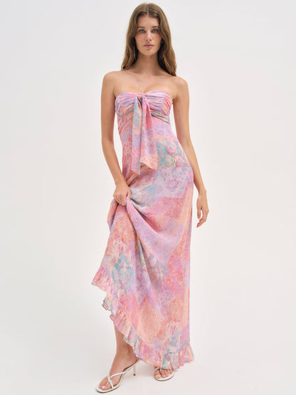 Teagan Maxi Dress - Pink | For Love and Lemons