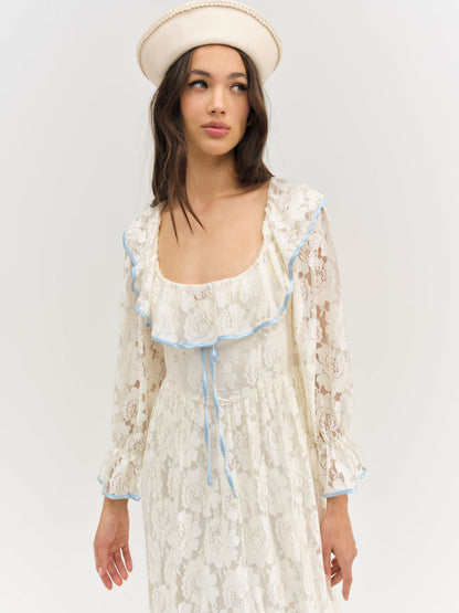 Severine Maxi Dress - Cream | For Love and Lemons