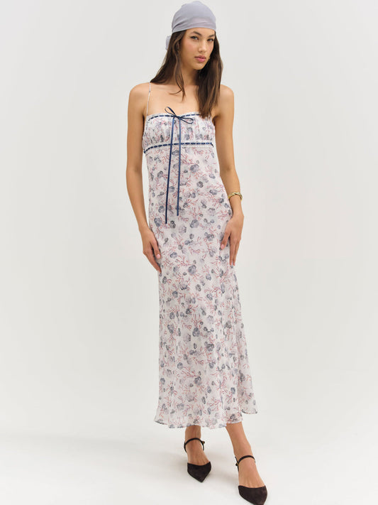 Midsummer Midi Dress - White | For Love and Lemons