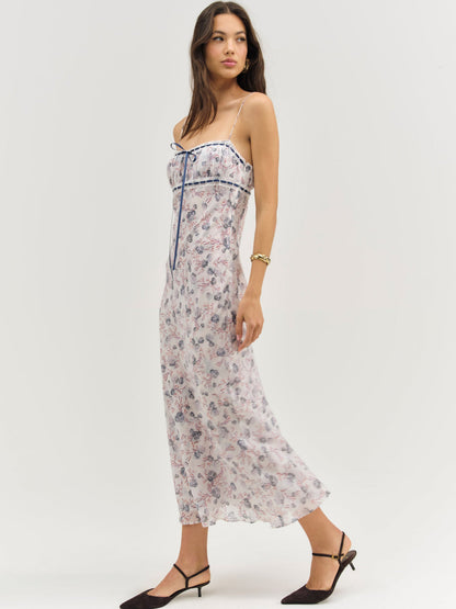 Midsummer Midi Dress - White | For Love and Lemons