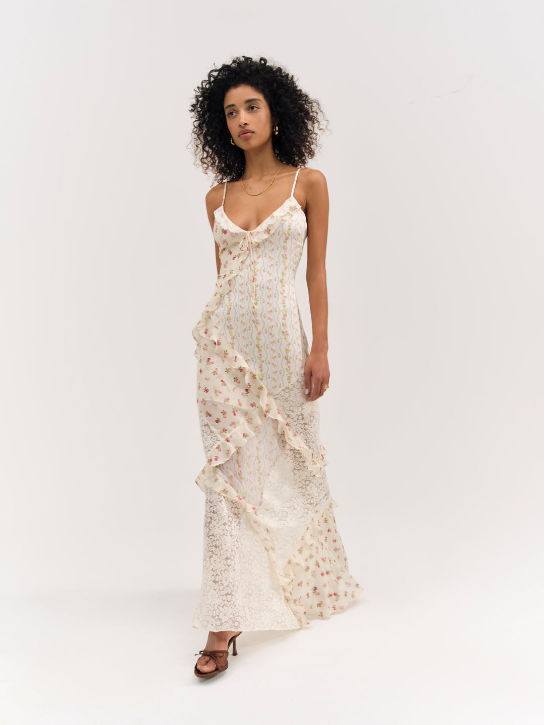 Josalyn Maxi Dress - Cream | For Love and Lemons