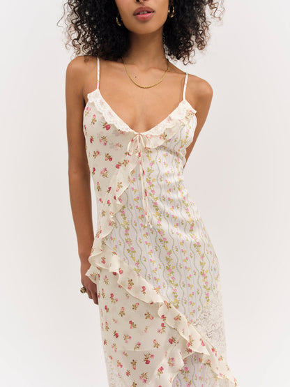 Josalyn Maxi Dress - Cream | For Love and Lemons