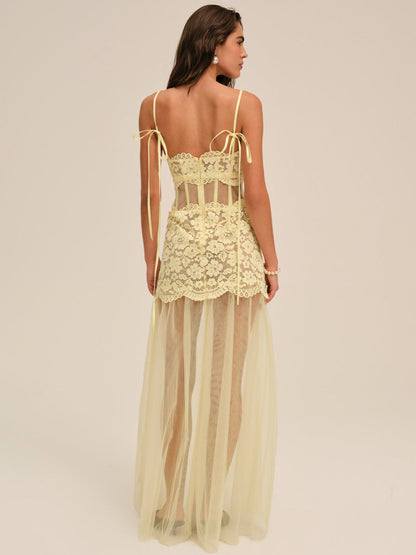 Viola Gown - Yellow | For Love and Lemons