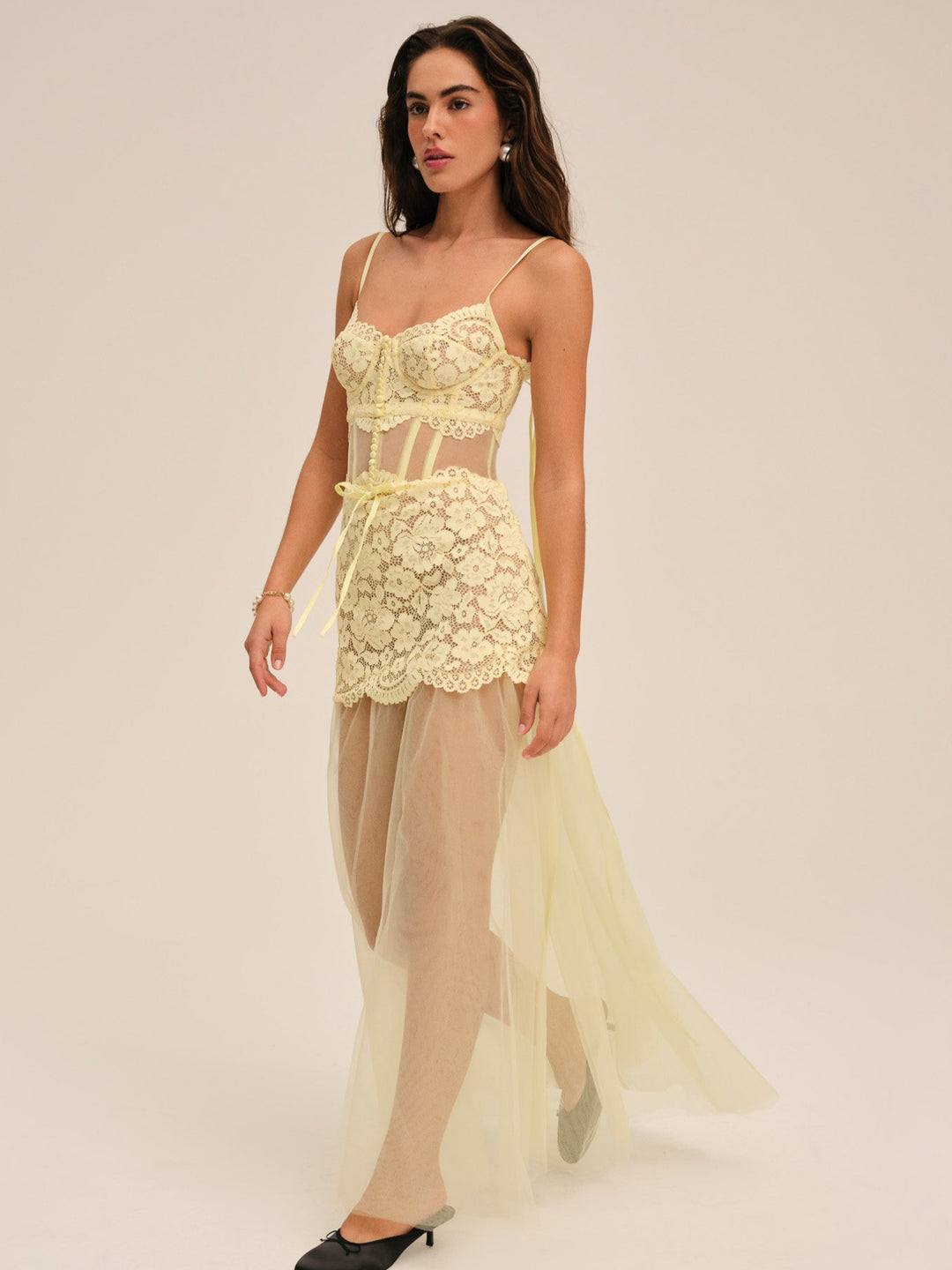 Viola Gown - Yellow | For Love and Lemons