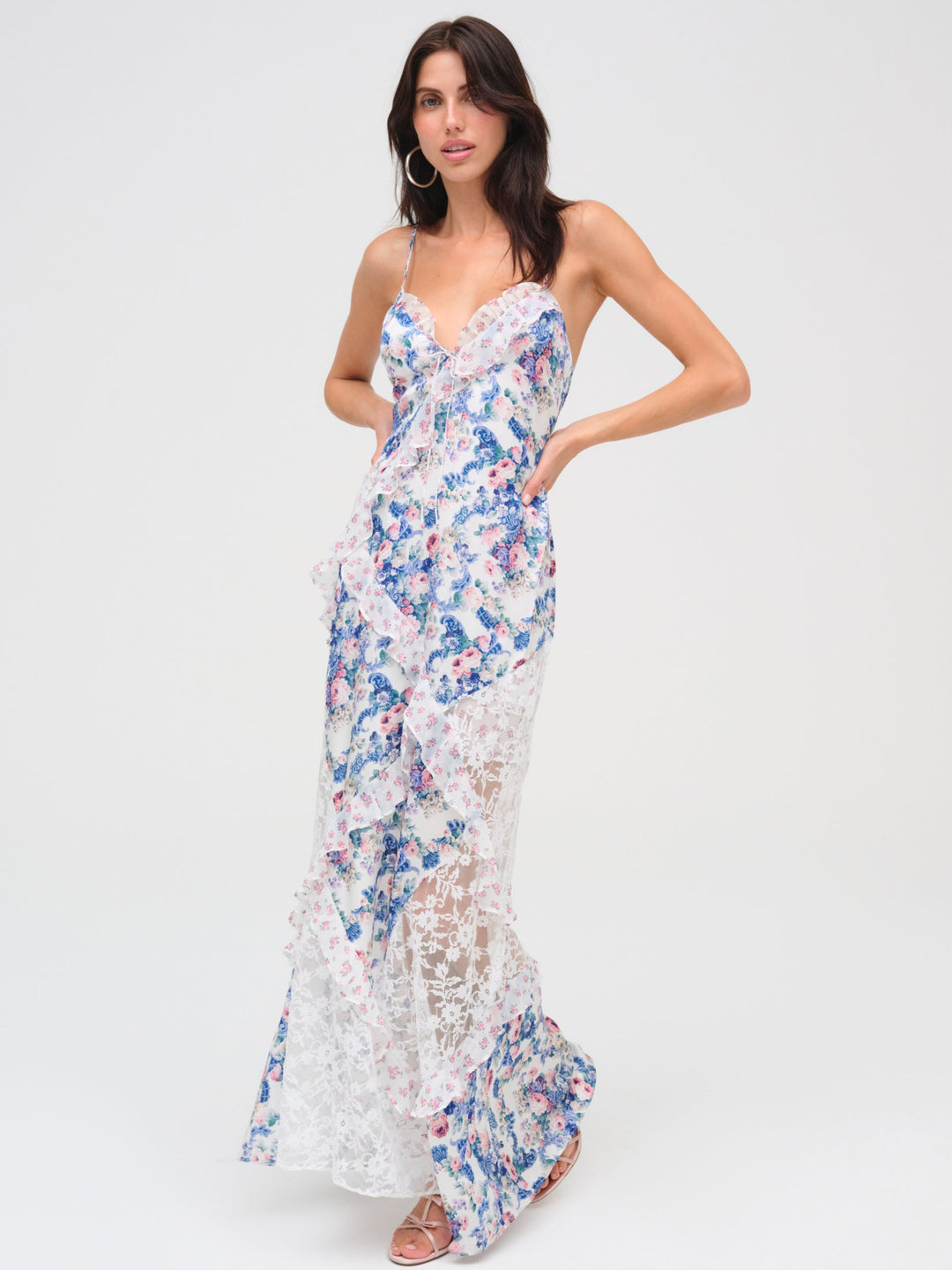 Josalyn Maxi Dress - Blue | For Love and Lemons
