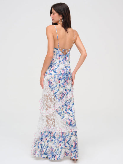 Josalyn Maxi Dress - Blue | For Love and Lemons