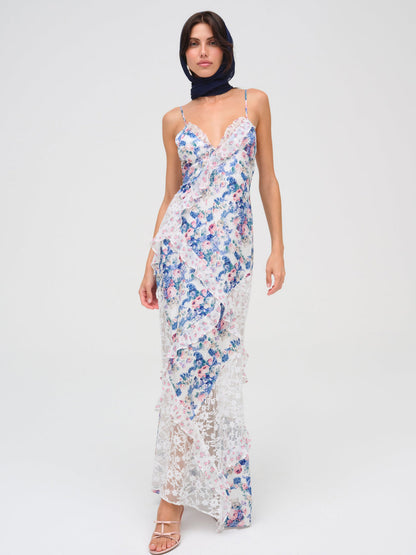 Josalyn Maxi Dress - Blue | For Love and Lemons