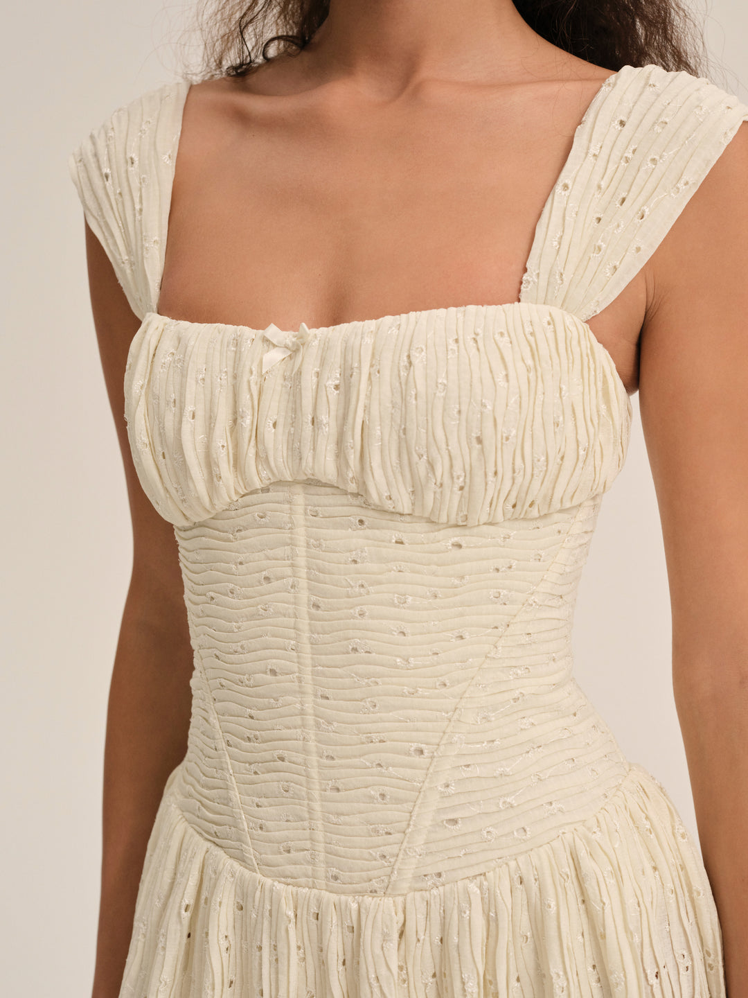 Erika Bustier Maxi Dress - Natural | For Love and Lemons