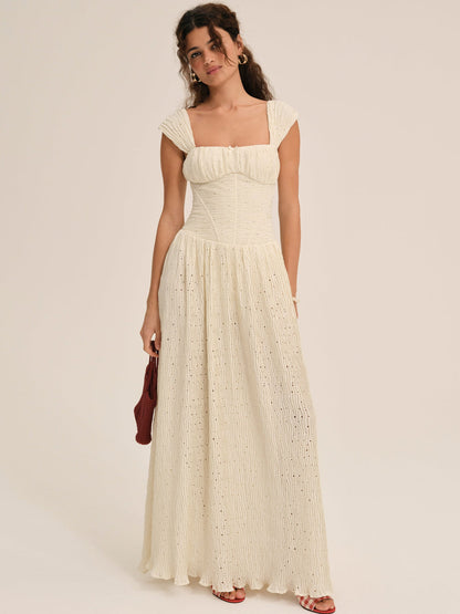 Erika Bustier Maxi Dress - Natural | For Love and Lemons