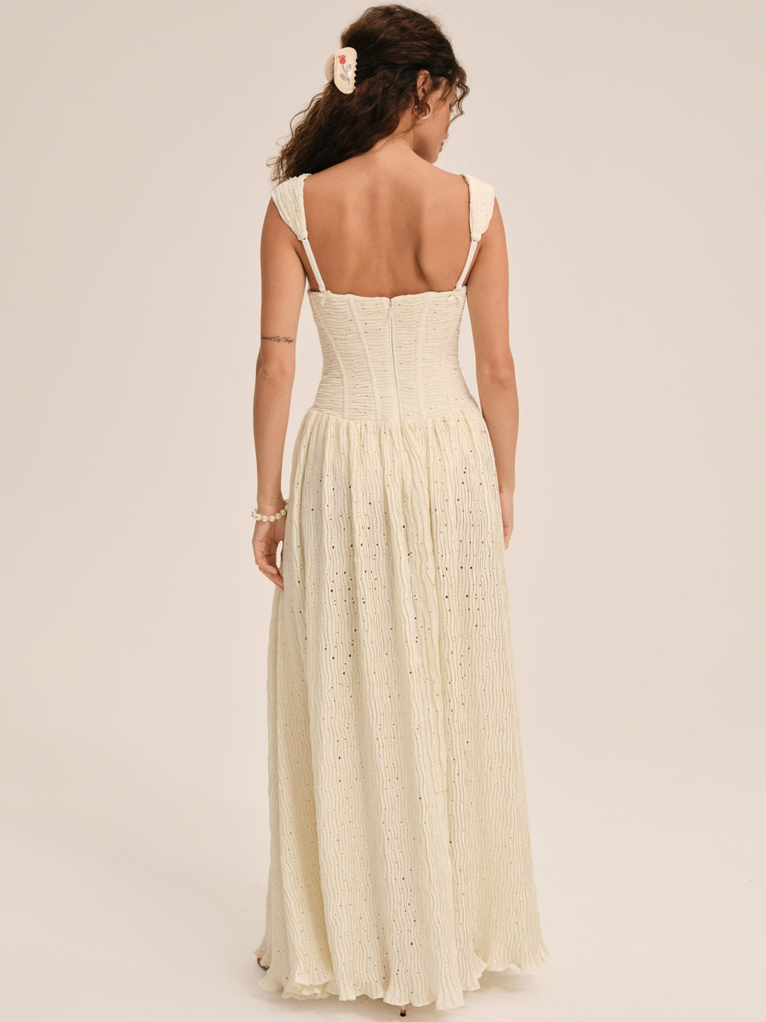 Erika Bustier Maxi Dress - Natural | For Love and Lemons