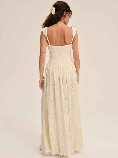 Erika Bustier Maxi Dress - Natural | For Love and Lemons