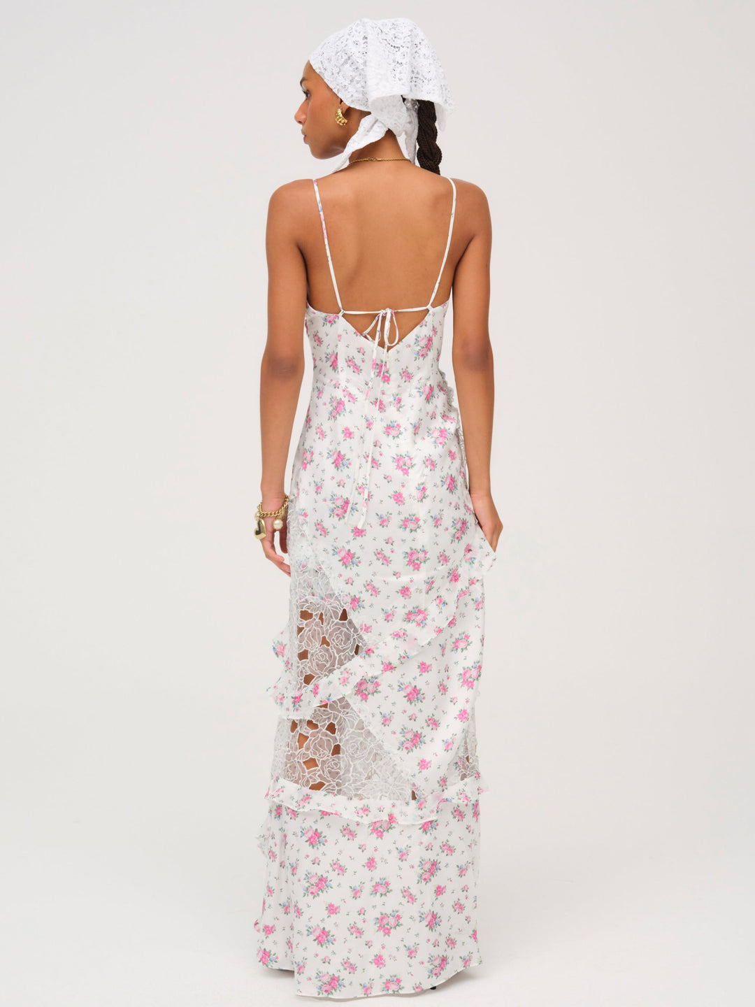 Josalyn Maxi Dress - White | For Love and Lemons