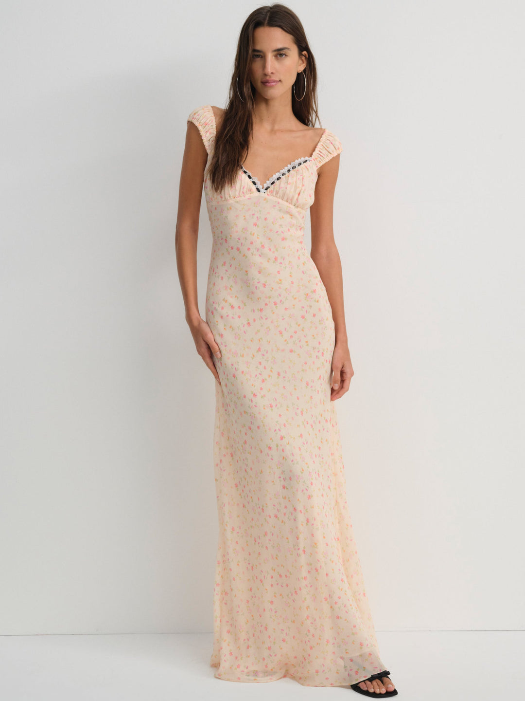 Emmaline Maxi Dress - Peach | For Love and Lemons
