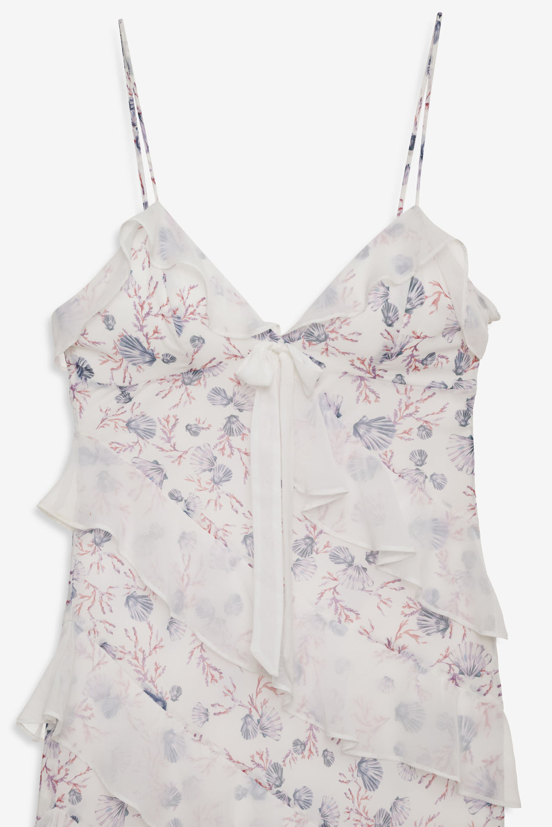 Debby Ruffled Maxi Dress - White | For Love and Lemons