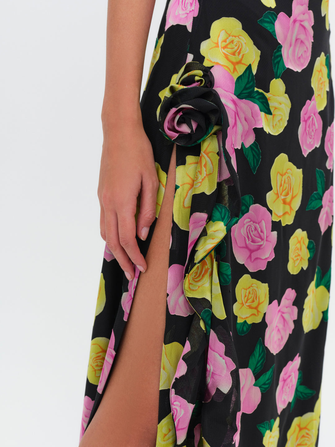 Madison Strapless Maxi Dress - Black | For Love and Lemons