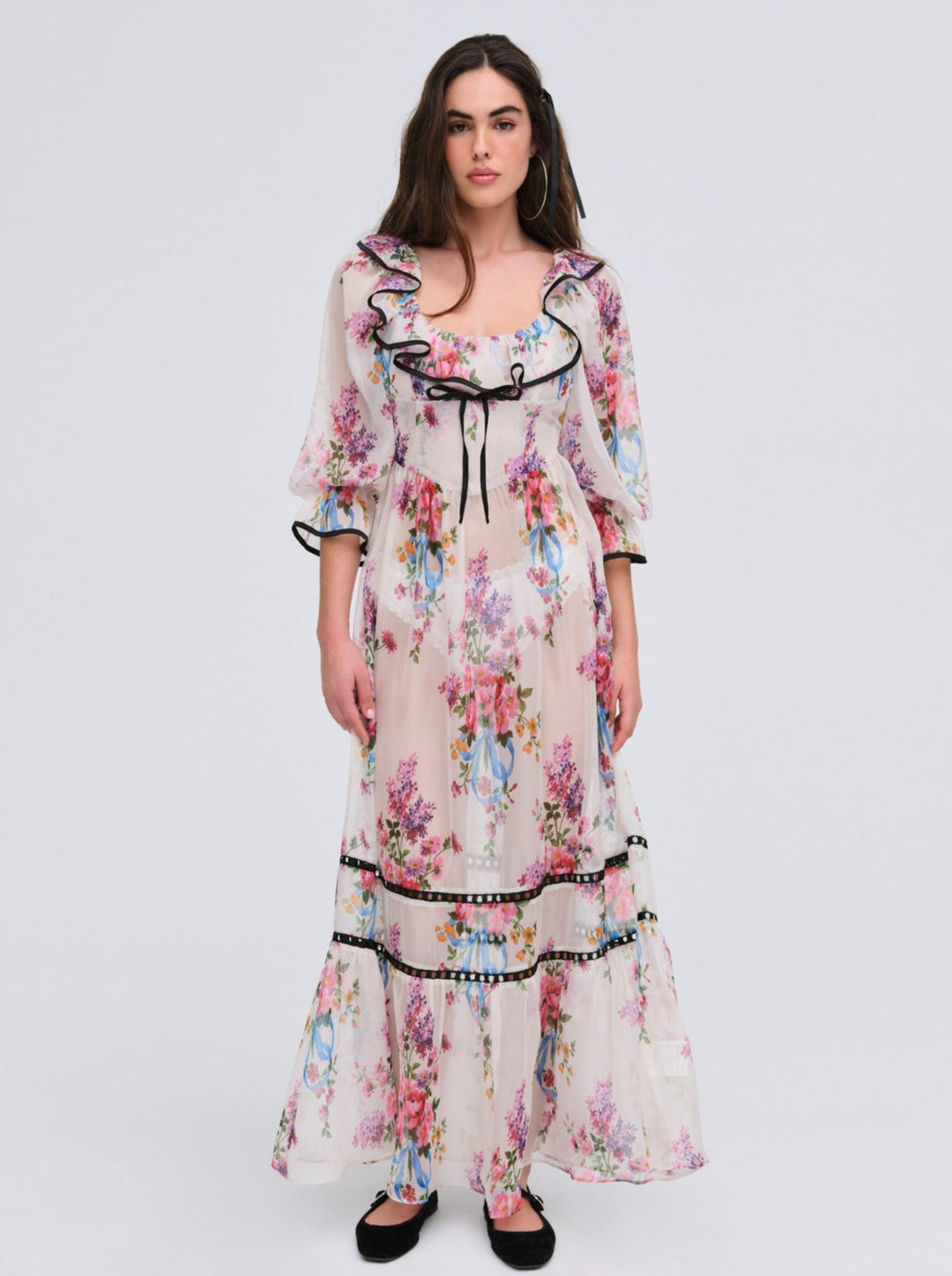 Severine Maxi Dress - Multi | For Love and Lemons