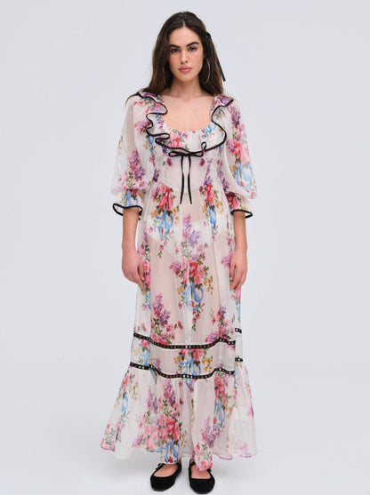 Severine Maxi Dress - Multi | For Love and Lemons